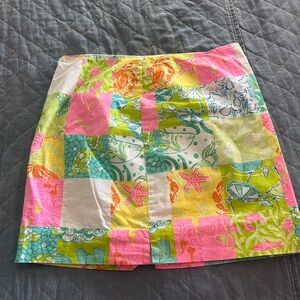Vintage Lilly patchwork print skirt!!!